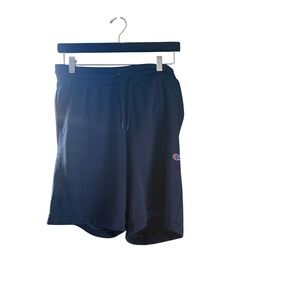 Champion‎ Mens Navy Blue Jersey Athletic Shorts Drawstring Waist M